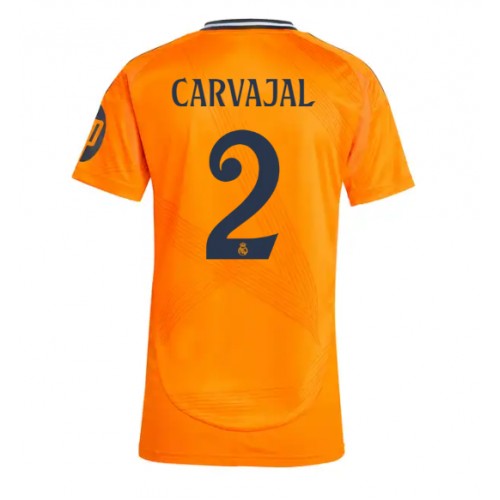 Dámy Fotbalový dres Real Madrid Daniel Carvajal #2 2024-25 Venkovní Krátký Rukáv